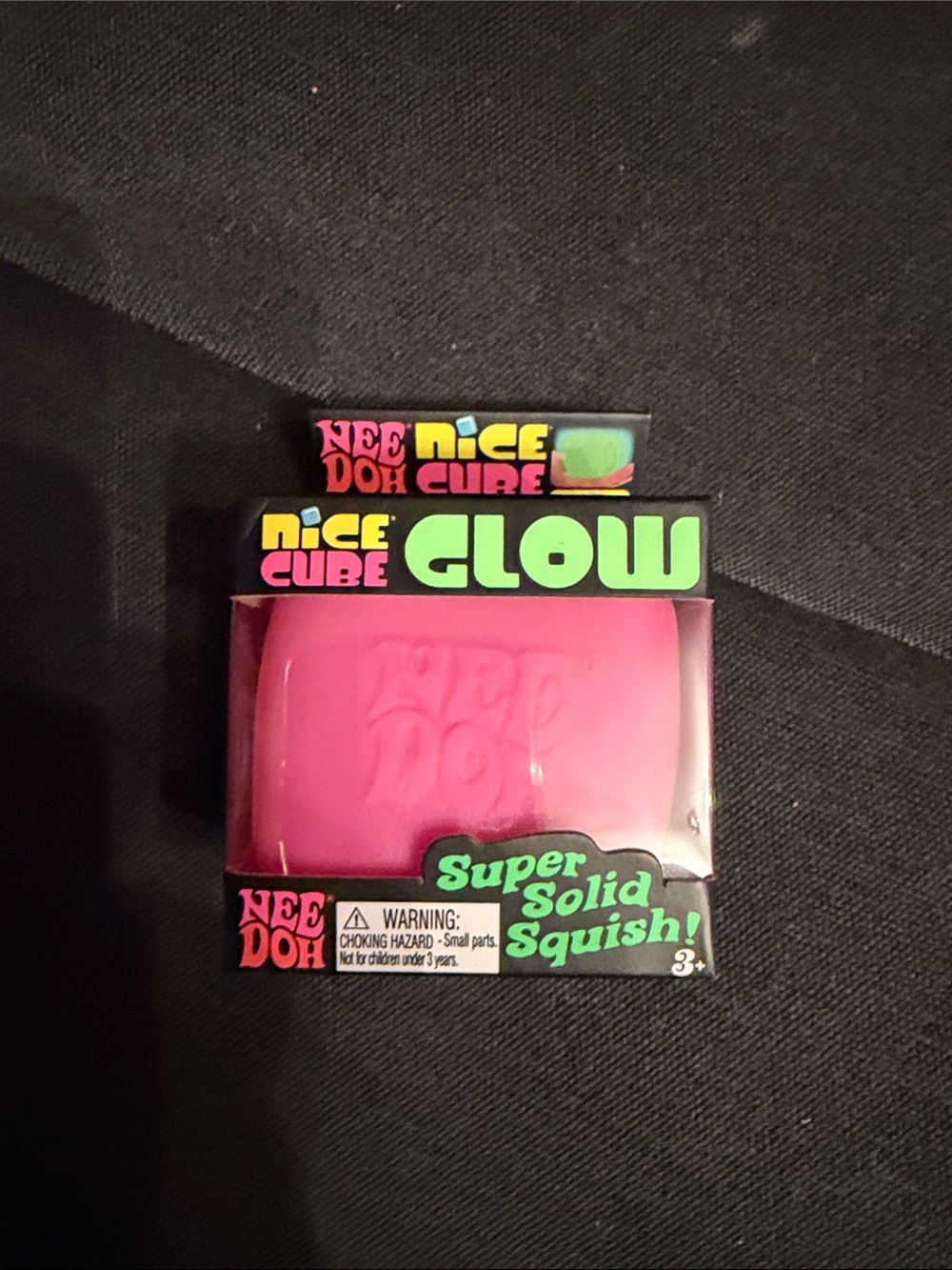 Nice Cube Glow Super Solid Squish - Pink